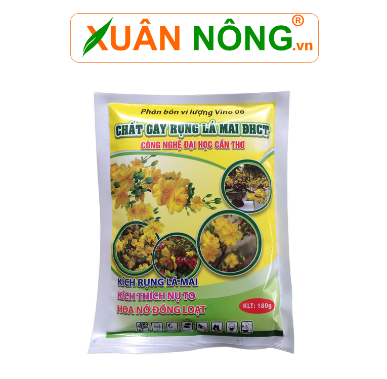 chất làm rụng lá mai
