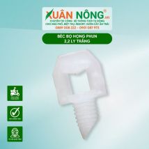 Béc bọ họng phun 2,2 ly trắng