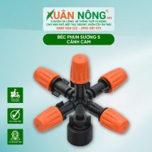 Béc phun sương 5 cánh cam