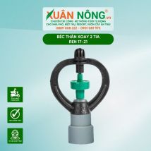 Béc thân xoay 2 tia ren 17-21