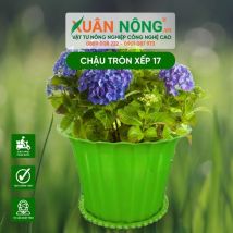 Chậu nhựa trồng Cây - Chậu tròn xếp 17