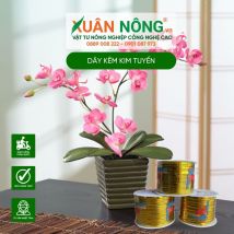 Dây kẽm kim tuyến buộc lan màu vàng