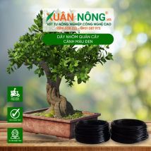 Dây nhôm quấn cây cảnh màu đen