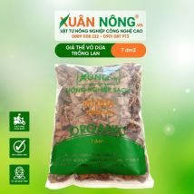 Giá thể vỏ dừa trồng lan