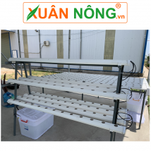 Giàn rau thủy canh chữ A 10 ống dài 2m