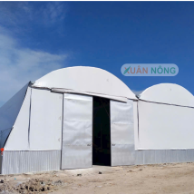 Nhà kho lợp màng cắt nắng