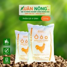Phân gà vi sinh viên nén 2,5kg
