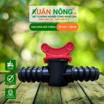 Van khóa nối thẳng ống 25mm * 25mm