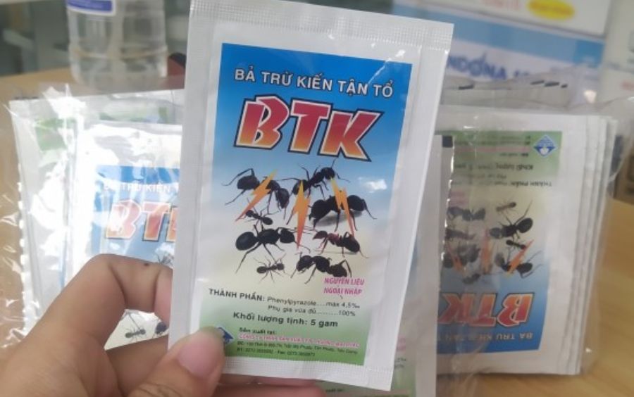  Công dụng của thuốc diệt kiến sinh học BTK