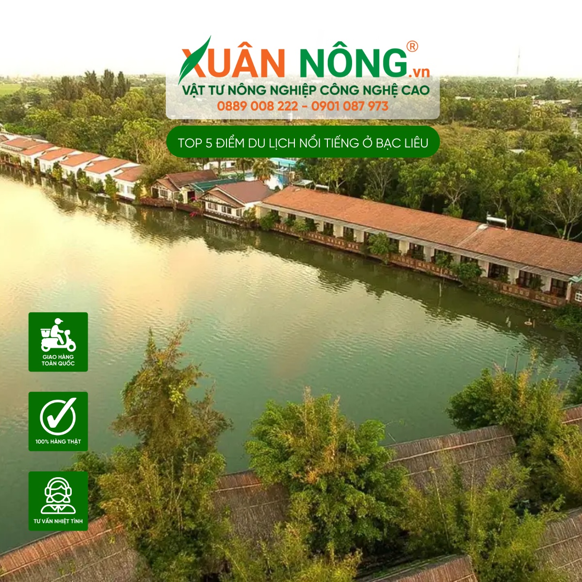 Khu Du lịch Sinh thái Hồ Nam - Điểm đến lý tưởng tại Bạc Liêu