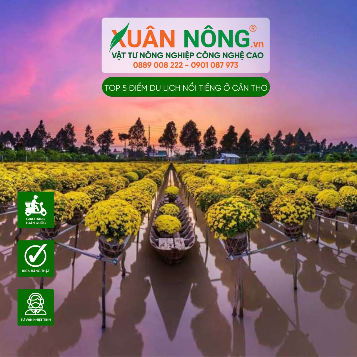 Làng hoa Bà Bộ (Cần Thơ)
