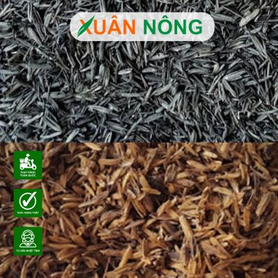 Tác dụng của trấu hun khi trộn vào đất để trồng cây