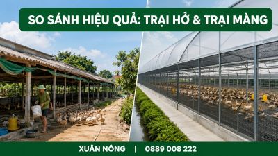 So s&aacute;nh trại hở v&agrave; trại m&agrave;ng cắt nắng