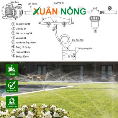 Vận hành hệ thống tưới cần lưu ý những gì?
