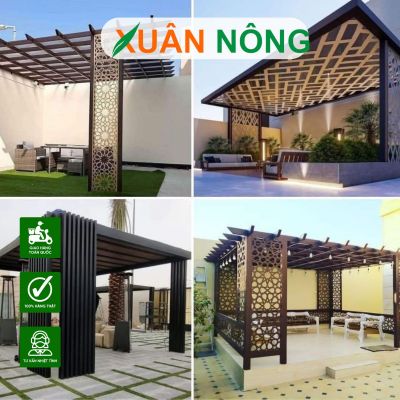 Biến góc nhà thành thiên đường chill với mái che sân vườn