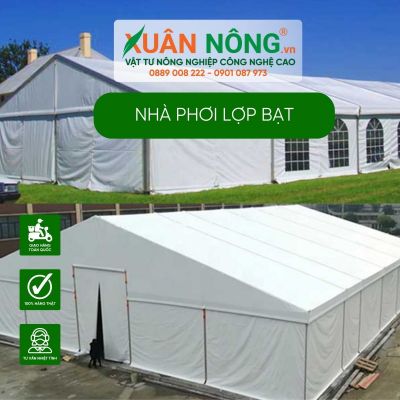 Nhà kho lợp bạt hiện đại: Bền, đẹp và tiện lợi