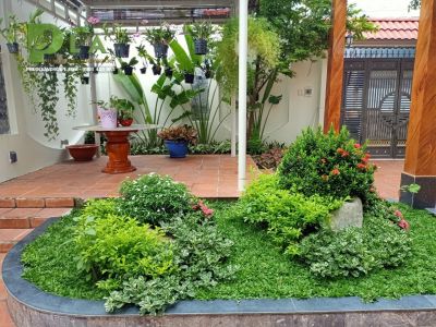 Hướng dẫn cách làm sân vườn đẹp tự làm tại nhà